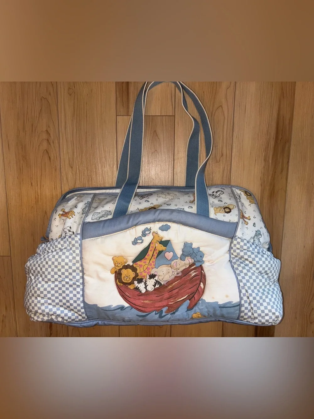 Vintage 90s dolly noah’s ark diaper bag